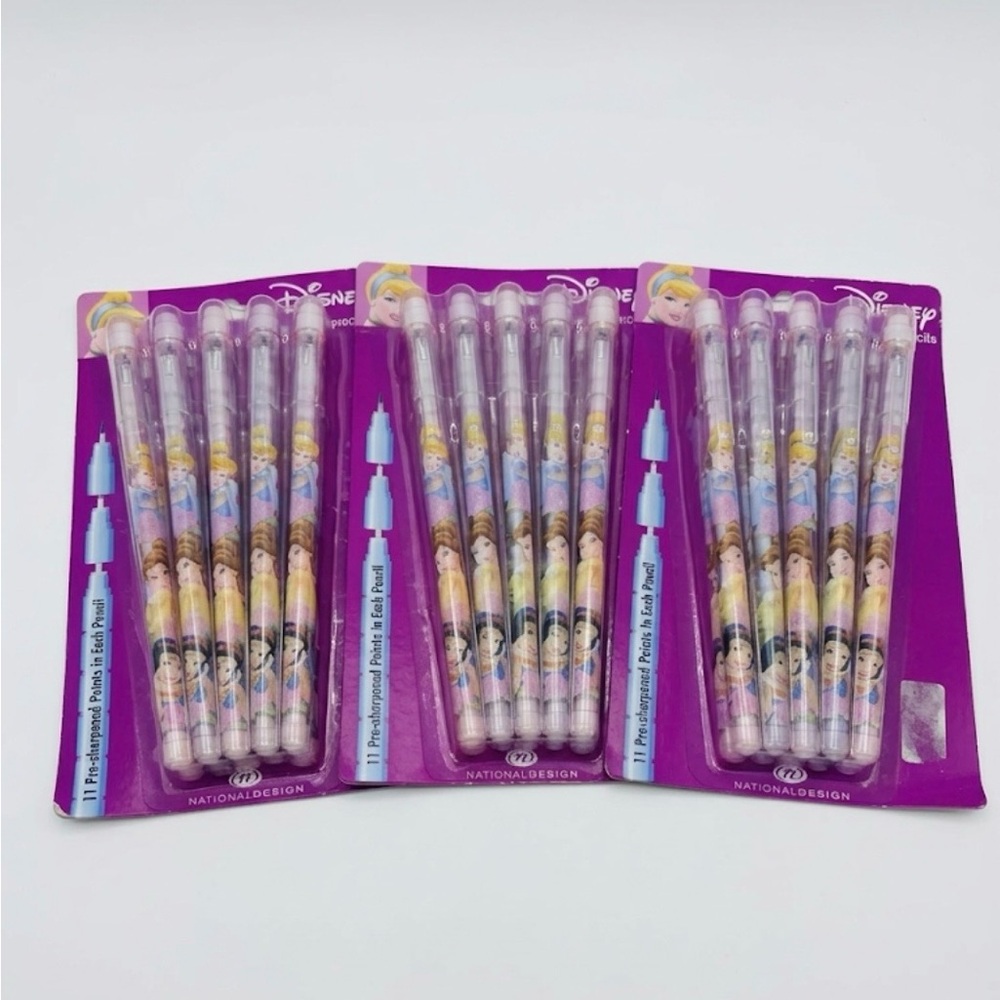 Disney Princess 3 packs of 10  = 30 Mechanical Pencils ✏️ - Picture 8 of 8